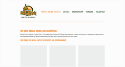 Desktop Screenshot of howellmelonfestival.com